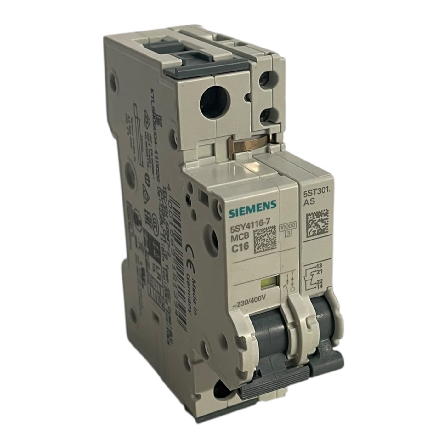 Siemens 5SY4116-7 Leitungsschutzschalter 16A 230-400V 5kA 1-polig IP20