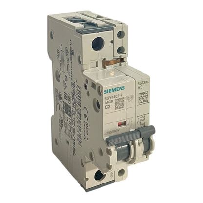 Siemens 5SY41MCBC2 Leistungsschutzschalter 5SY4102-7 230/400V AC Icu35kA 1-polig