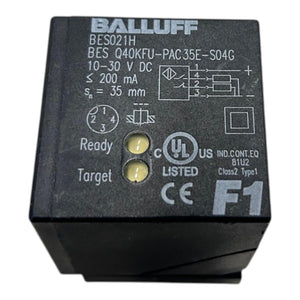 Balluff Induktiver Sensor Quadratische Ausführung BES021H BES Q40KFU-PAC35E-S04G