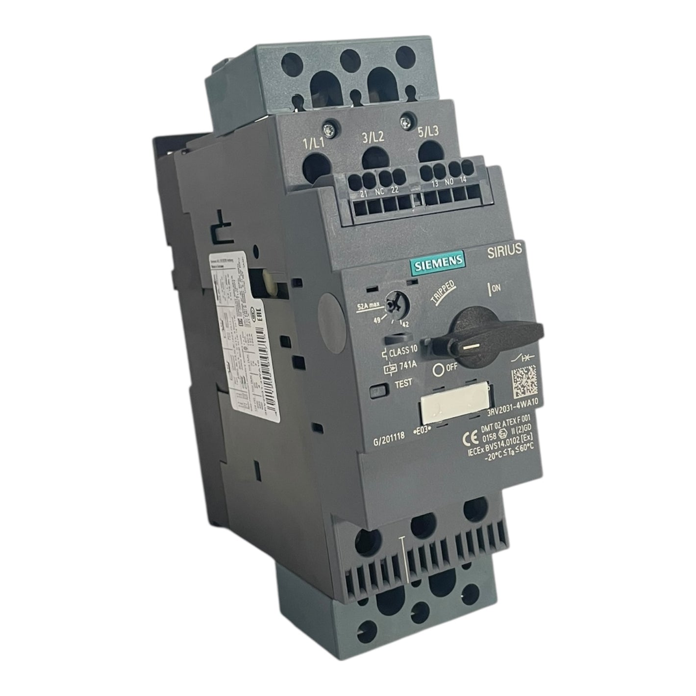 Siemens Motorschutzschalter S2 CLASS 10 42-52A Industrie Einsatz 3RV2031-4WA10