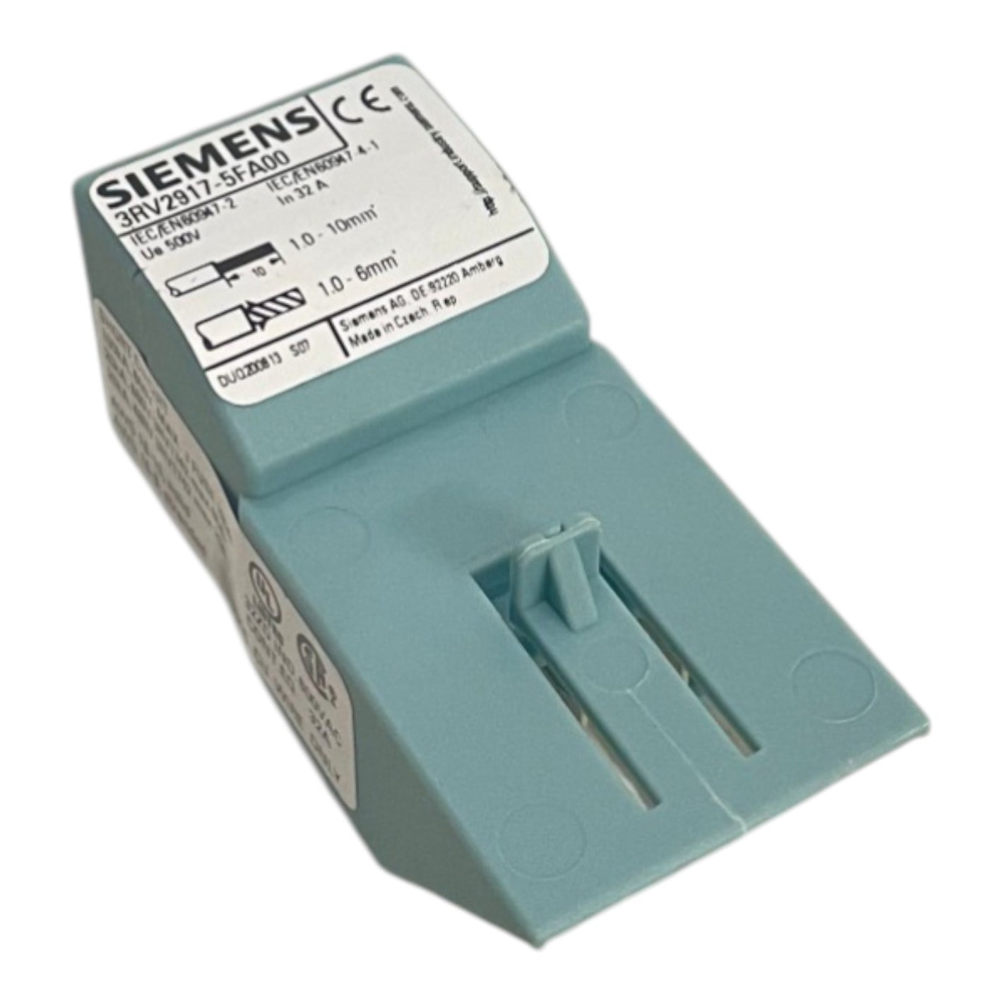 Siemens Klemmenblock Geräteeinspeisung Industrie Einstaz Siemens 3RV2917-5FA00