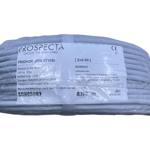Prospecta FR2OH2R (DIN 47100) 2x0.50 SCH05002 Steuerleitung Kabel 100m Industrie
