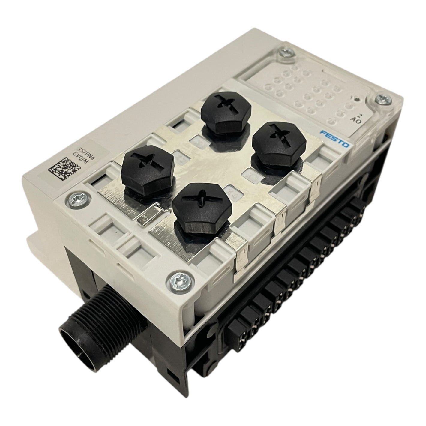 Festo Anschlussblock Pneumatik Industrie Einsatz CPX-AB-4-M12X2-5POL 195704
