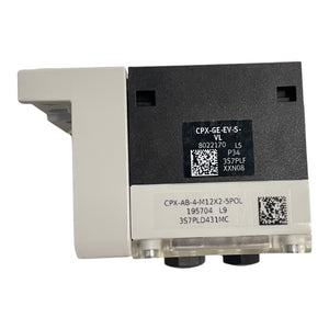 Festo Anschlussblock Pneumatik Industrie Einsatz CPX-AB-4-M12X2-5POL 195704
