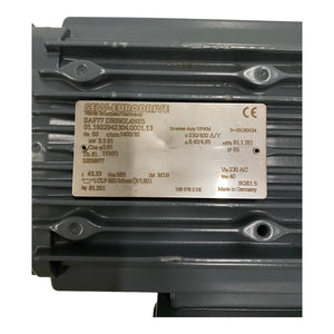 SEW SAF77DRS90L4BE5 Getriebemotor 50 Hz 230 / 400 V 2.2 kW 8,40 / 4,85 A