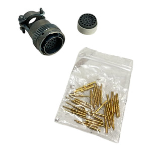 ITT Cannon KPTC6F18-32P-MB-C34 Rundsteckverbinder Stecker MIL-SPEC inkl. Pins