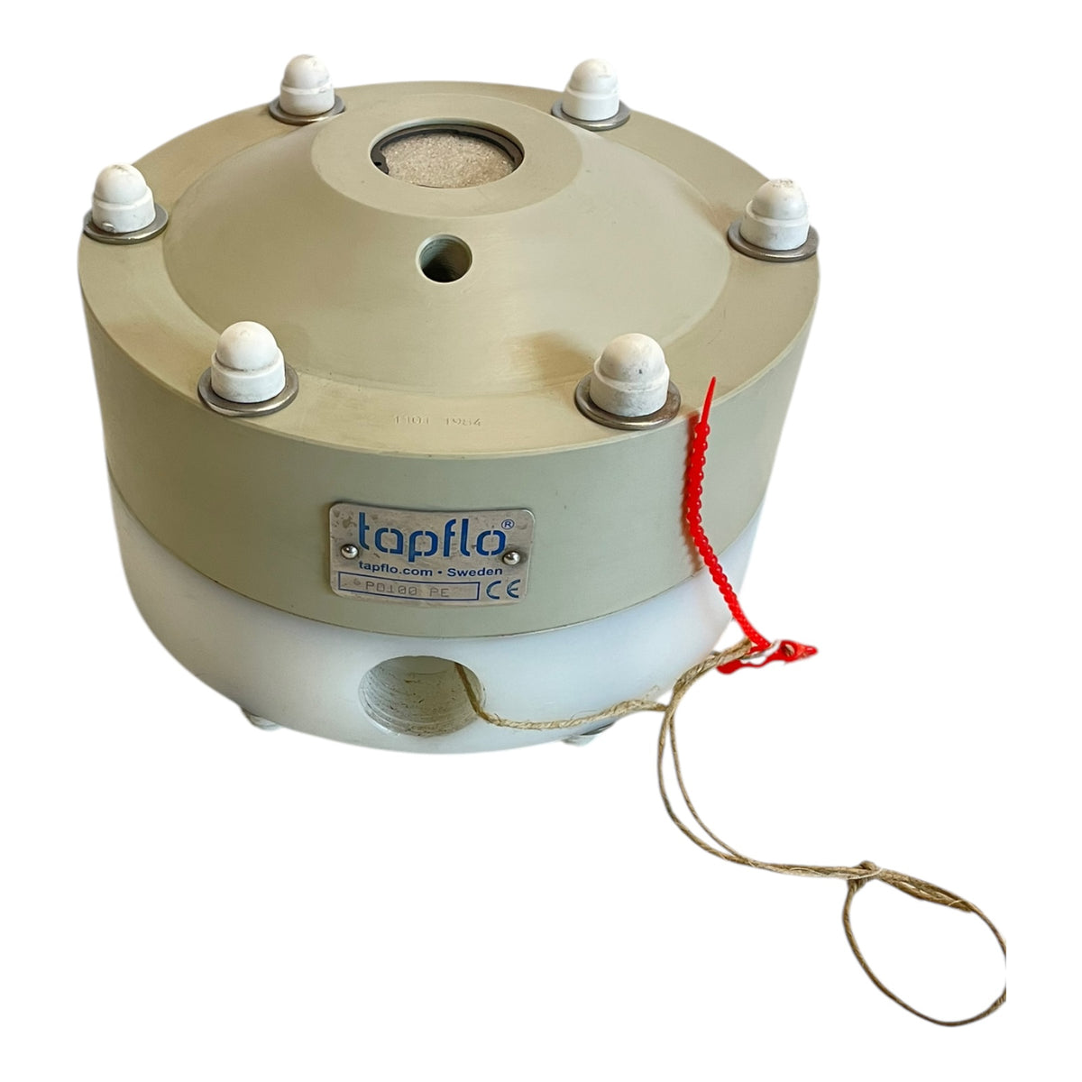 Tapflo PD100 PE Pulsationsdämpfer Pulsationsdämpfung Polyethylen Industrie