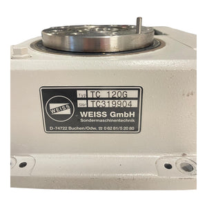 Weiss TC 120G TC120G Rundschalttisch Rundtisch mit Motor Industrie Einsatz