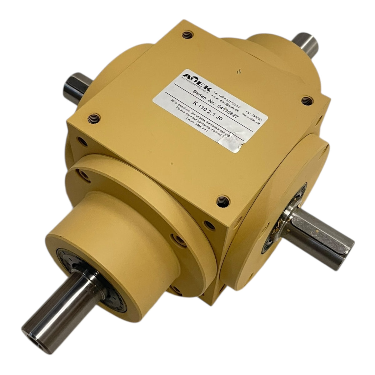 ATEK Kegelradgetriebe K 110 2:1 J0 Industrie Einsatz Automation Modul Bauteil