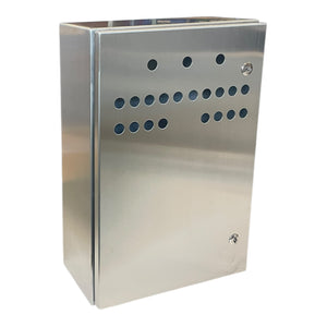 Edelstahl Schaltschrank Gehäuse Sbox 400x600x200mm AISI 316 V4A Industrie