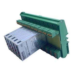 E-T-A SVS1-08-L4-S1-E0-C1 Stromverteiler + 4x ESS1-001-DC24V-3A/6A Industrie