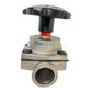 Realm VeeValv Edelstahl Membranventil Tri-Clamp Handventil Industrie Einsatz