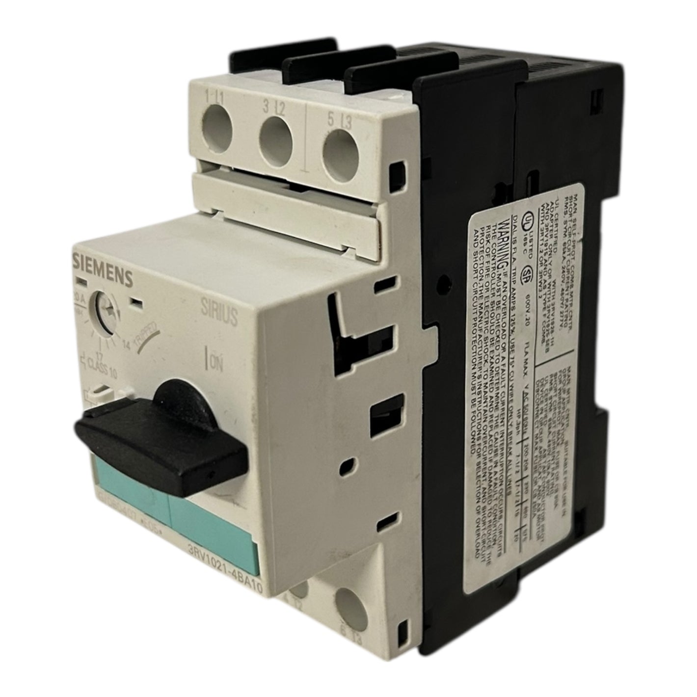 Siemens Leistungsschalter 14...20 A für den Motorschutz 3RV1021-4BA10 Industrie
