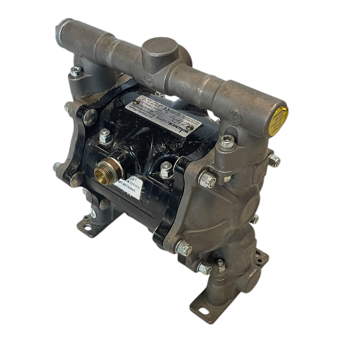 WAGNER Colora ZIP 52 Doppelmembranpumpe Druckluft-Membranpumpe Edelstahl Einsatz
