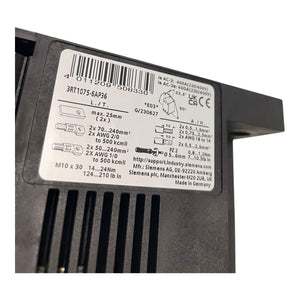 Siemens Leistungsschütz 3 Schließer 1000 V/AC 3RT1075-6AP36 Siemens Industrie
