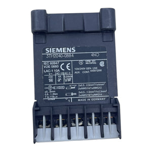 Siemens 3TH2040-0BB4 Hilfsschütz 24V DC 4S 4-polig Schraubanschluss Relais