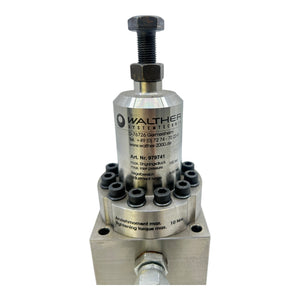 Walther Systemtechnik 979741 Materialdruckregler Druckregler 3-50 bar Industrie
