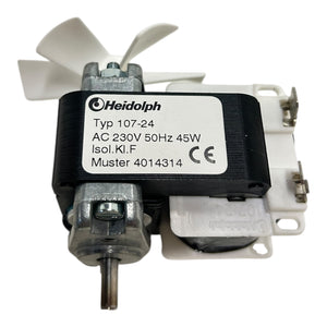 Heidolph Typ 107-24 AC 230V 50Hz 45W Spaltpolmotor Lüftermotor Industrie Einsatz