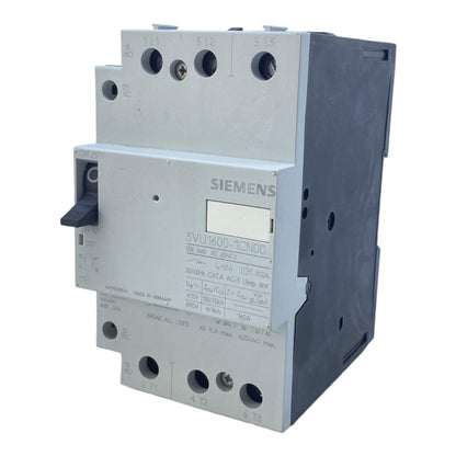 Siemens 3VU1600-1CN00 circuit breaker 50/60Hz 415V 