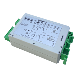 Siemens 6DR2804-8B coupling relay module with 2 relays 250V AC 8A 300V DC 8A 
