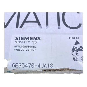 Siemens 6ES5470-4UA13 Analogausgabe - für industriellen Einsatz Siemens