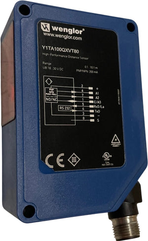 Wenglor Y1TA100QXVT80 High-Performance Distanzsensor Industrie Einsatz
