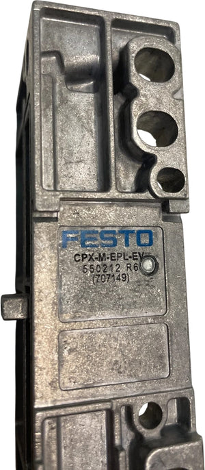 Festo Endplatte Pneumatikendplatte Industrie Einsatz CPX-M-EPL-EV 550212
