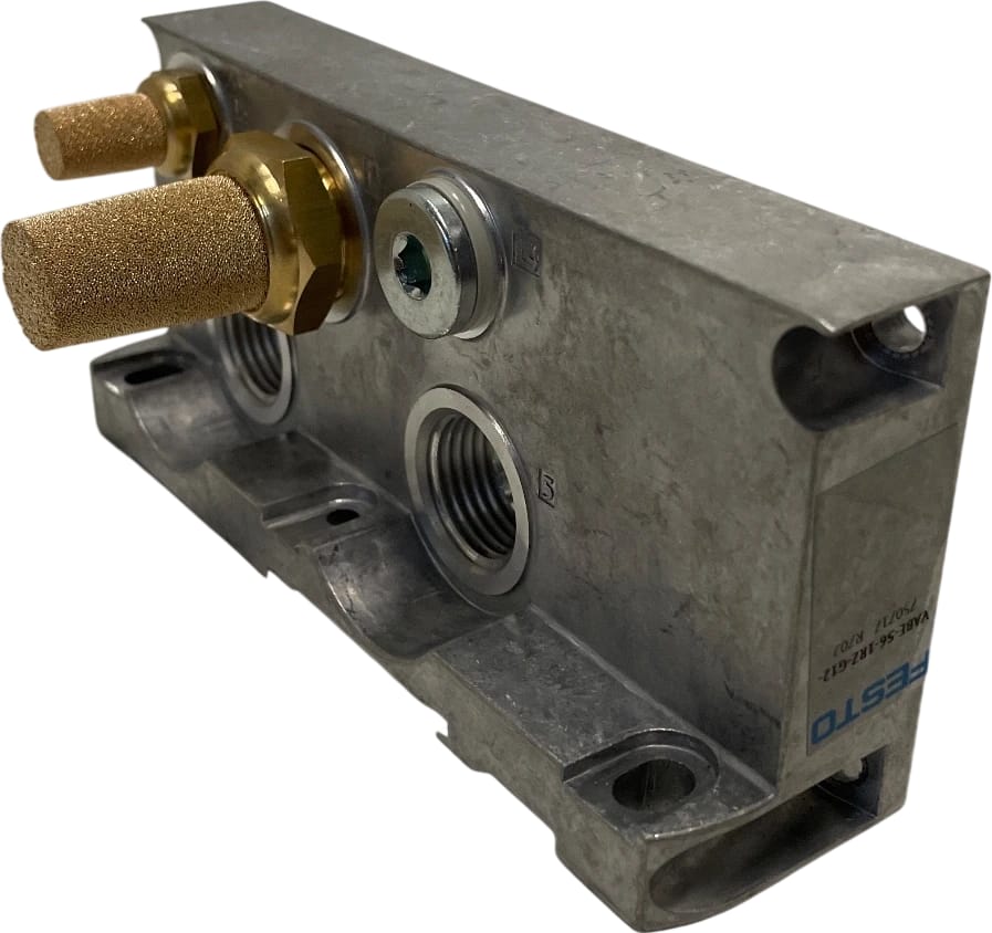 Festo Anschlussplatte Endplatte Pneumatik Industrie VABE-S6-1RZ-G12 750717