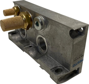 Festo Anschlussplatte Endplatte Pneumatik Industrie VABE-S6-1RZ-G12 750717
