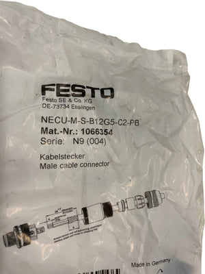 Festo Stecker Anschluss Festo Pneumatik NECU-M-S-B12G5-C2-PB 1066354