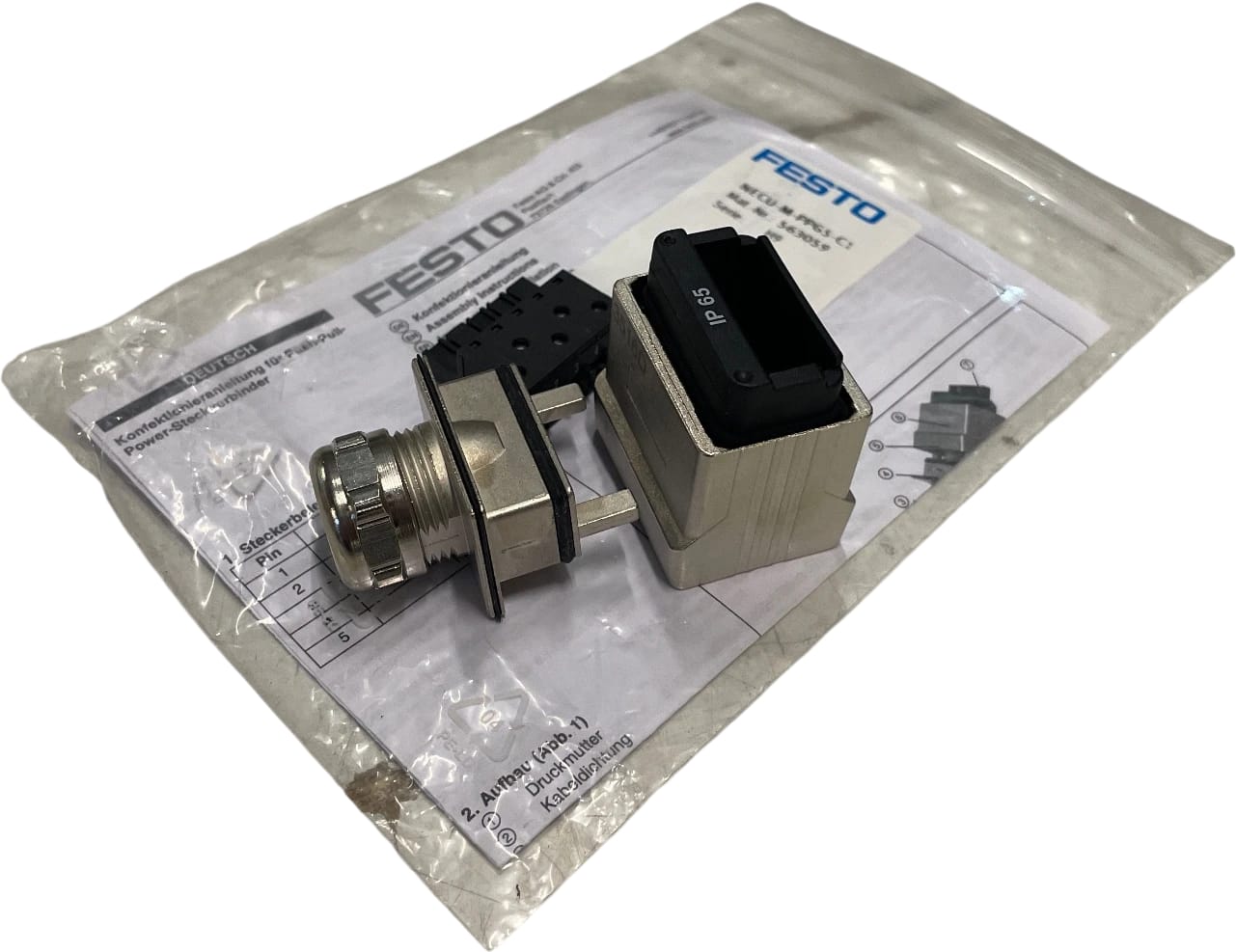 Festo Netzanschlussdose Festo Pneumatik Industrie NEGU-M-PPG5-C1  563059