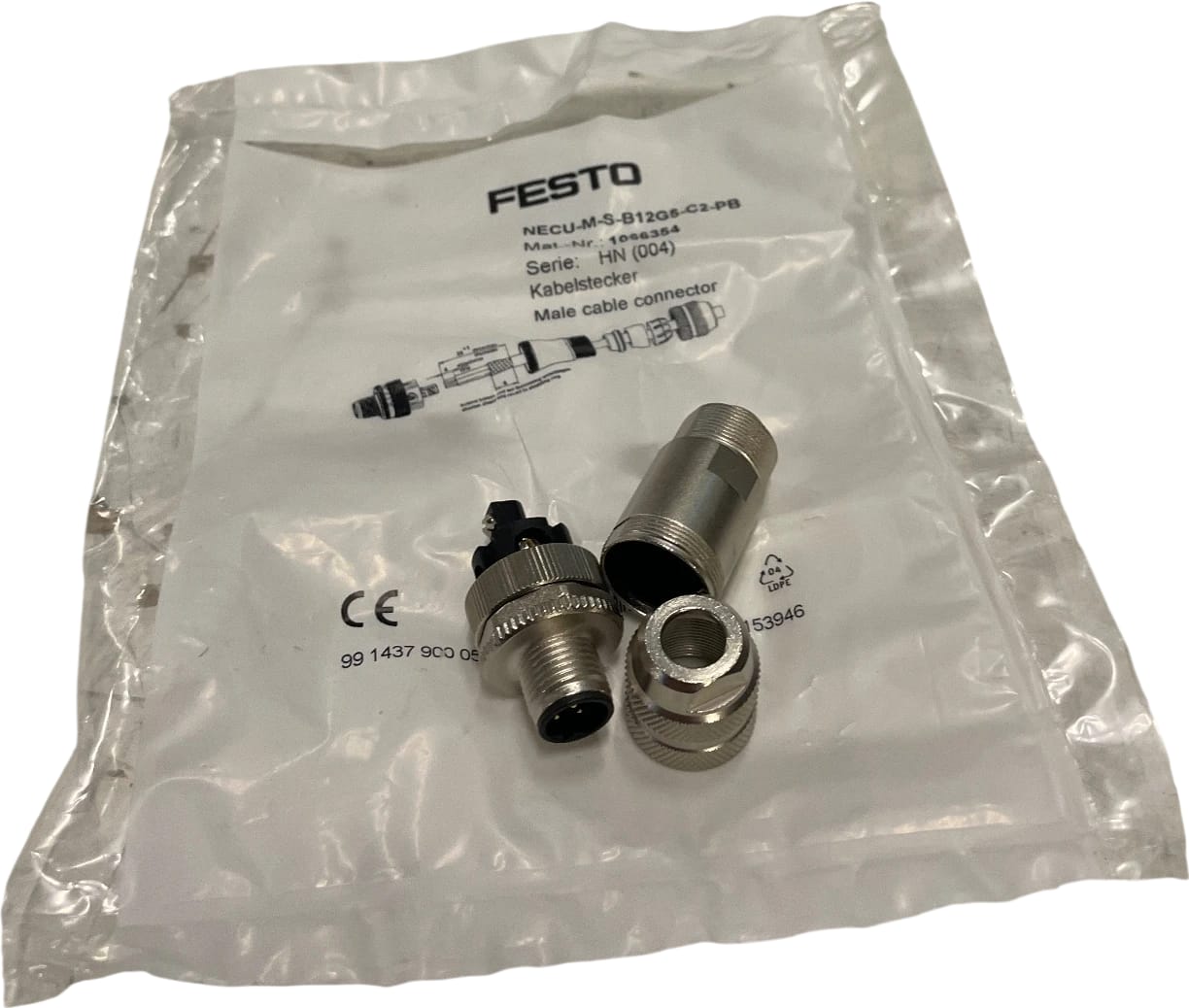 Festo Stecker Anschluss festo Pneumatik Industrie NECU-M-S-B12G5-C2-PB 1066354