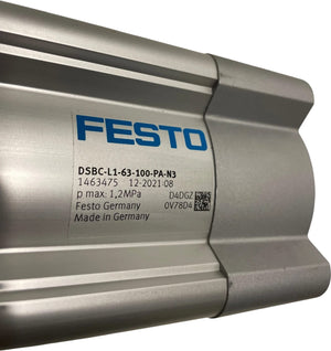 Festo Pneumatikzylinder Normzylinder Industrie DSBC-L1-63-100-PA-N3 1463475