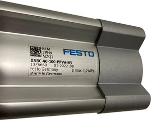 Festo Pneumatikzylinder Normzylinder DSBC-40-100-PPVA-N3 1376660 Zylinder