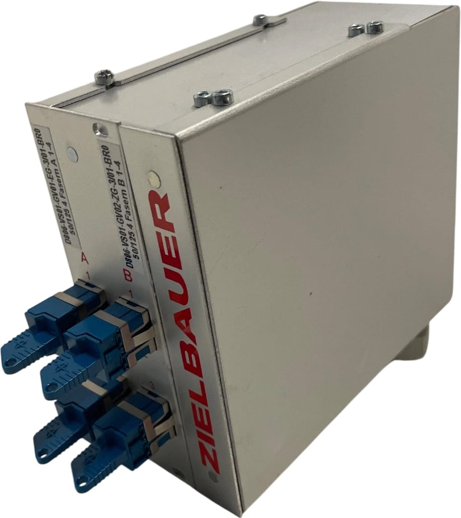 Zielbauer LWL Spleißbox D810 Verteiler Industrie D808-VS01-GV01-EG-3/01-BR0