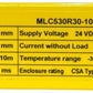Leuze Lichtvorhang Sensor MLC530R30-1050-SPG 68009310+MLC500T30-1050 68000310 - Gebraucht
