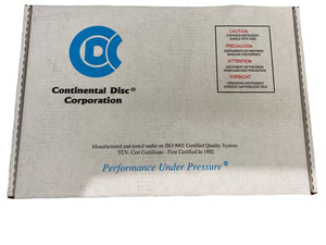 Continental Disc Corporation Rupture Disc 8' LOTRX (FS) 