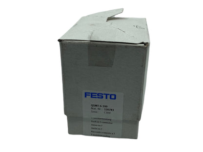 Festo QSMT-6-100 T-Steckverbindung 130783QSMT-6-100 Rohr-Ø: 6 mm -VE: 100 Stk.-