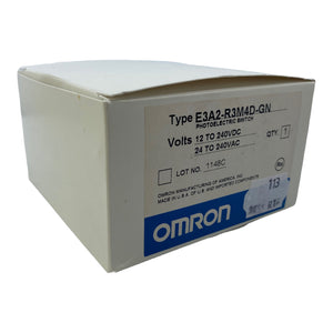 Omron E3A2-R3M4D-GN Photoelectric Sensor Switch 12-240VDC 24-240VAC 