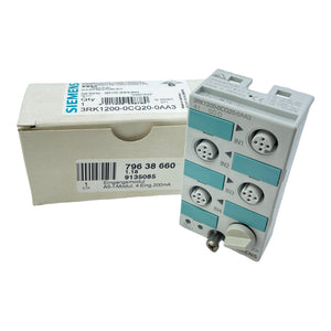 Siemens 3RK1200-0CQ20-0AA3 PLC compact module AS-i compact module K45 digital 4DI 
