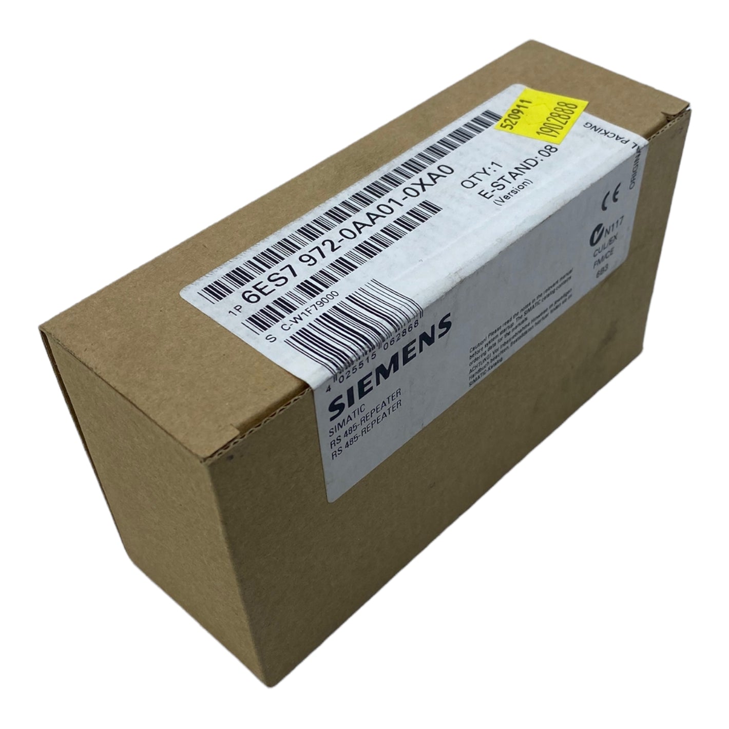 Siemens 6ES7972-0AA01-0XA0 Repeater for connecting Profibus 