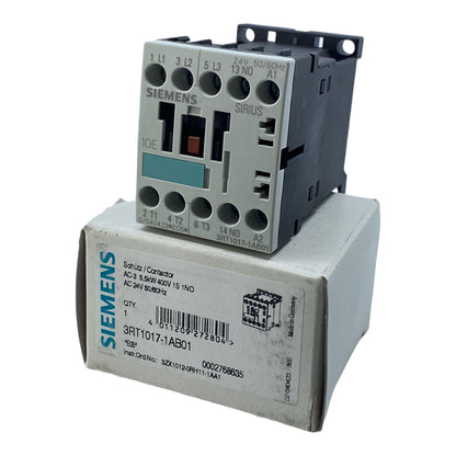Siemens 3RT1017-1AB01 Leistungsschütz, 50 / 60 Hz 3-polig