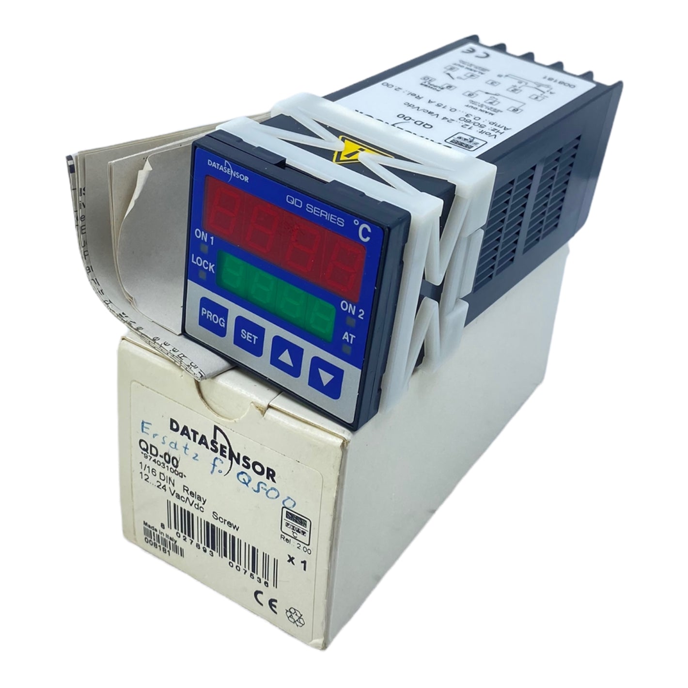 Datasensor QD-00 Temperatur Controller 12...24 Vac/Vdc, 50/60 Hz