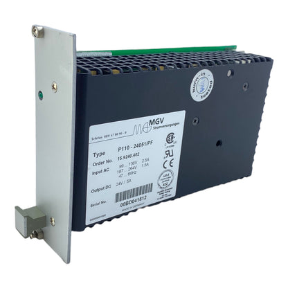 MGV P110-24051/PF switching power supply 15.9240.402 power supply outputs: 1 x 120 W 