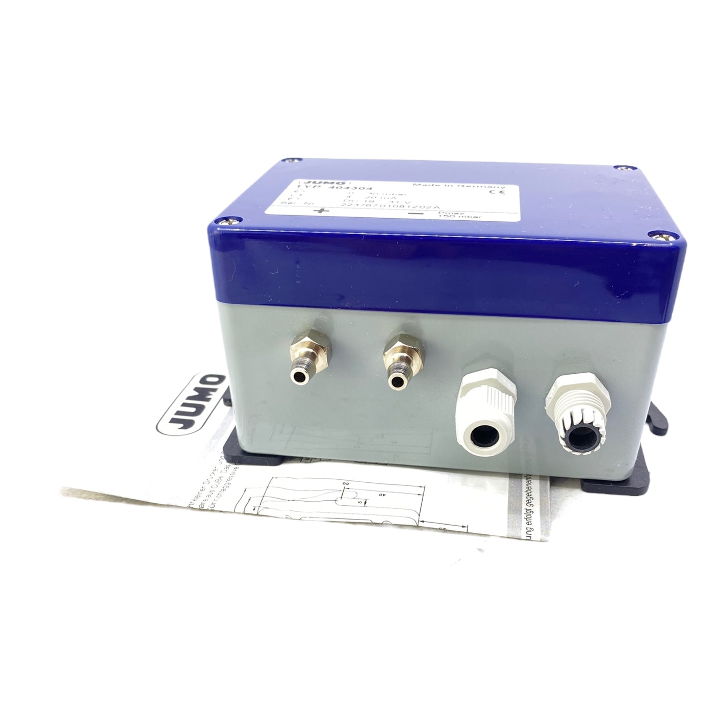 JUMO 404304 Druck- und Differenzdruckmessumformer Pmax: 150mbar