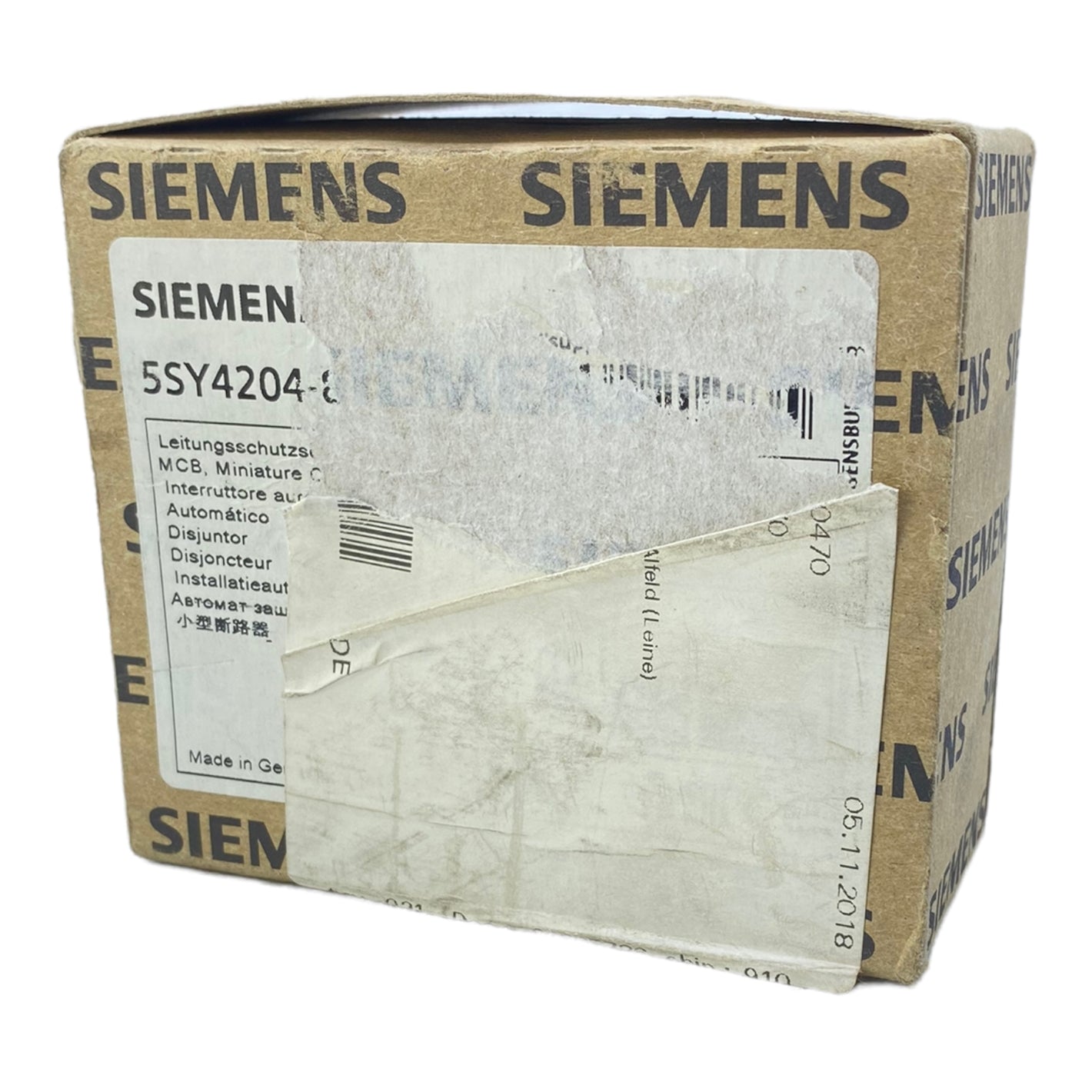 Siemens 5SY4204-8 Leitungsschutzschalter 4A 230 V, 400 V IP20