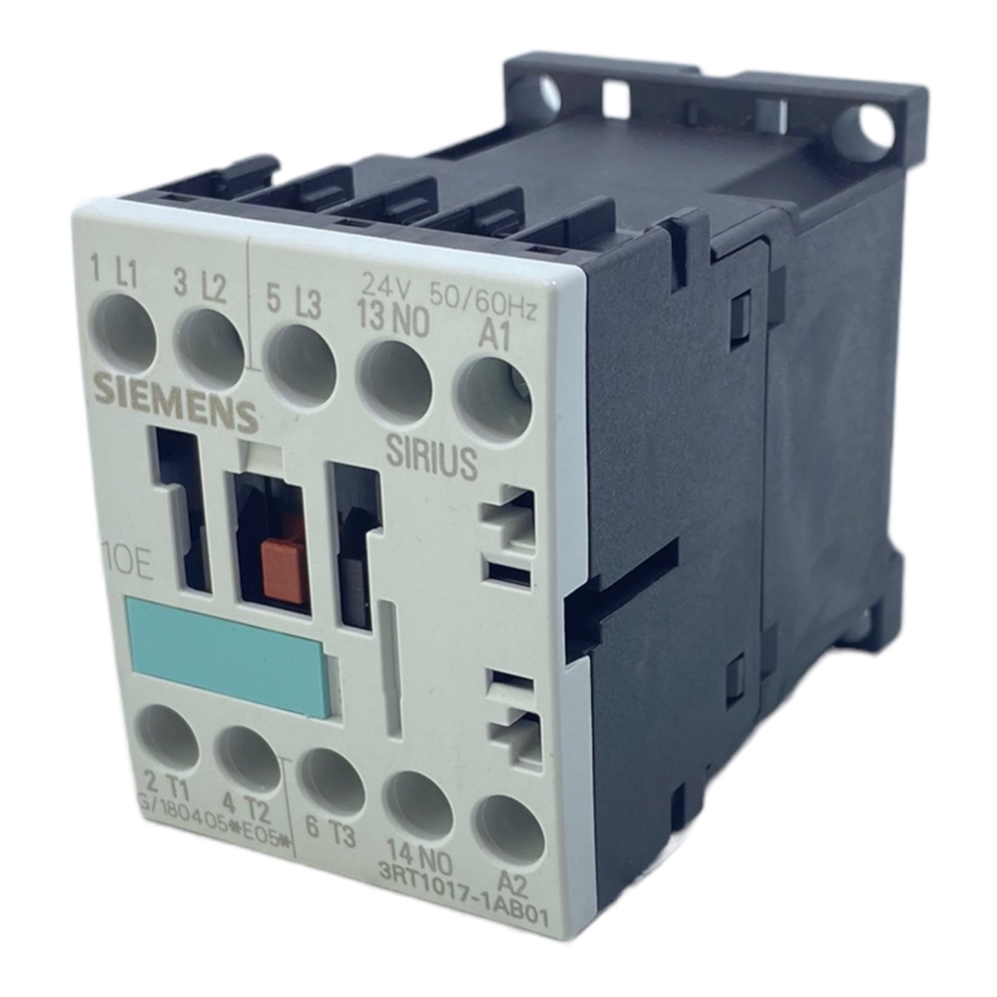 Siemens 3RT1017-1AB01 Leistungsschütz AC-3, 5,5kW/400V, AC24V, 50/60Hz, 3pol.