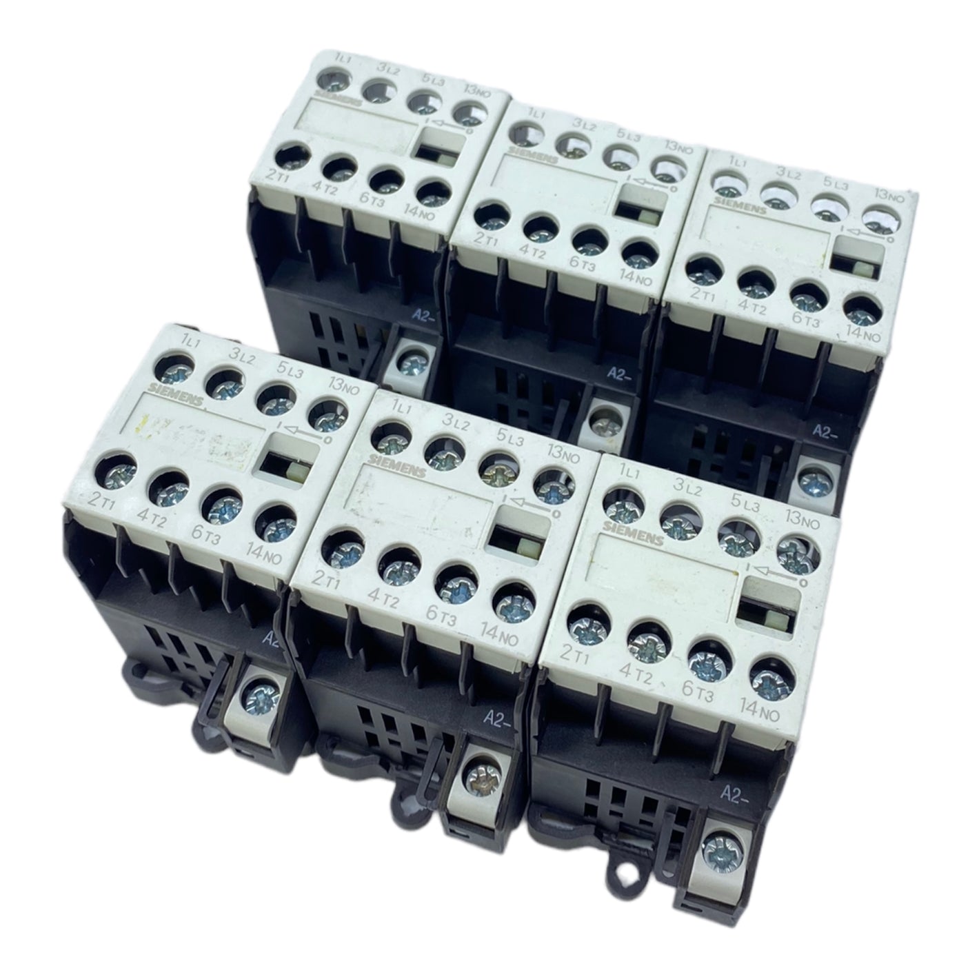 Siemens 3TG1010-0AL2 power contactor 4-pole 230Vac 400Vac 4A 4NO contact PU:6pcs 