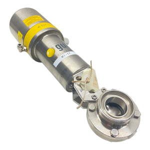 Guth PSOSi butterfly valve with control head DN40