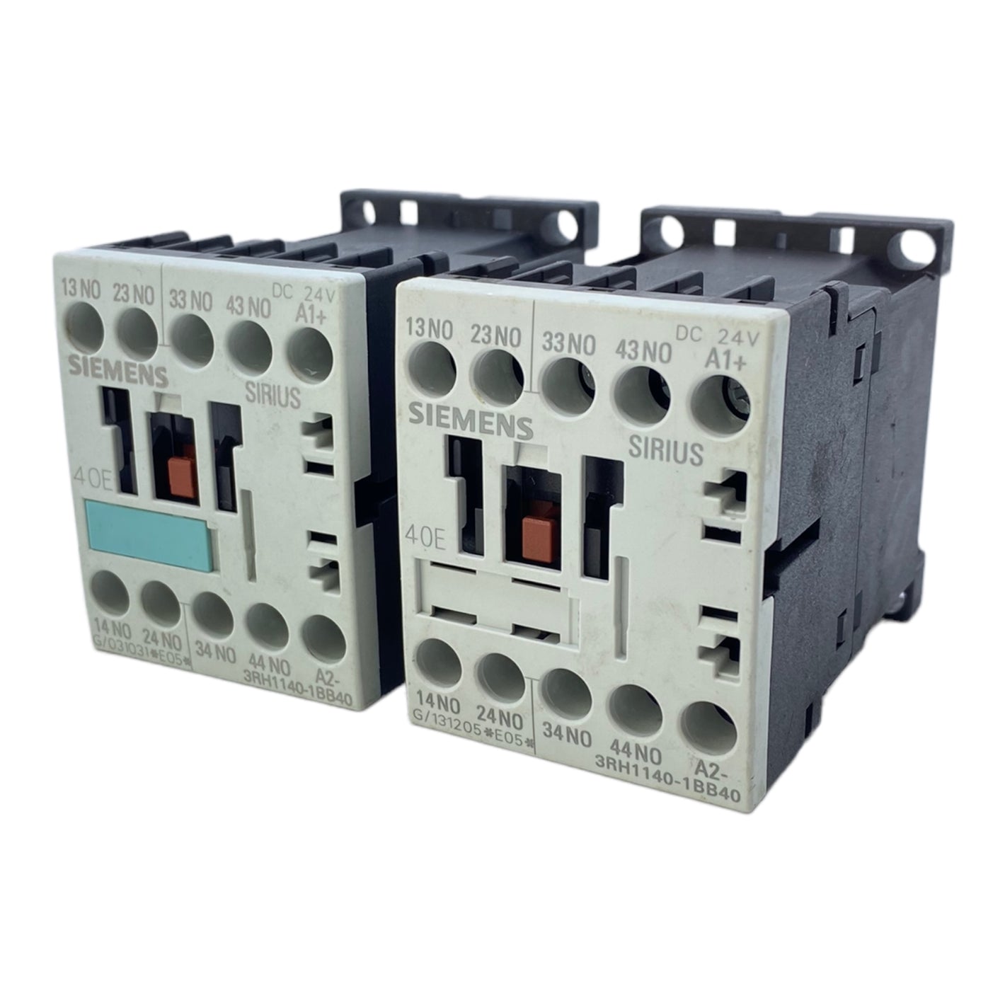 Siemens 3RH1140-1BB40 contactor relay 4 NO contacts 10 A 3RH1 PU: 2 pcs 